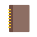 Brown Notebook to designate the creation of Human Resource Documents